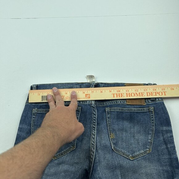 Ralph Lauren Rugby Skinny Distressed Blue Jeans Size 28x31 - Picture 15 of 16